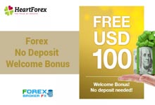 HeartForex no deposit bonus 100$